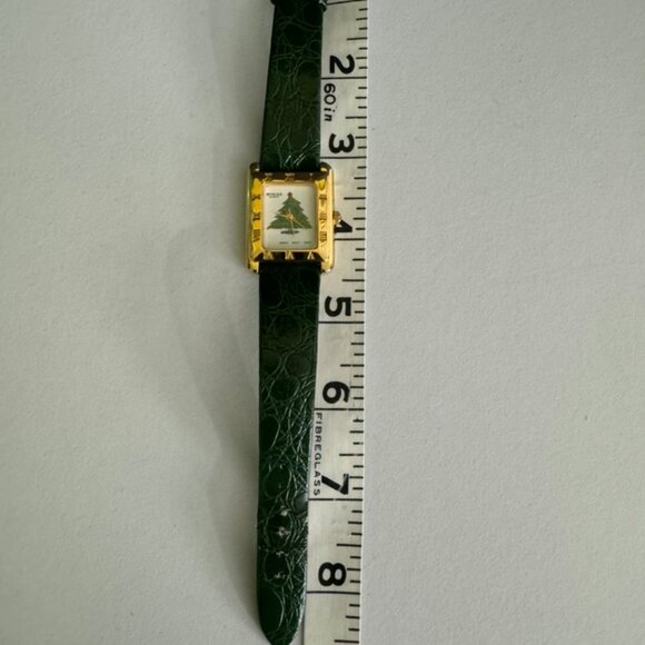 Set of 2 Vtg.Cardini Quartz Holiday Snowman & Moniex Christmas Tree Analog Watch - Picture 14 of 16